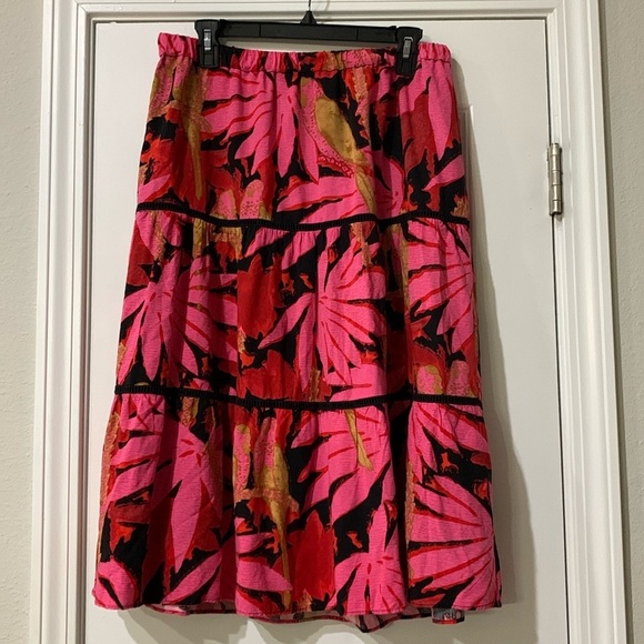 J.Crew Tropical Floral Skirt - Picture 1 of 4